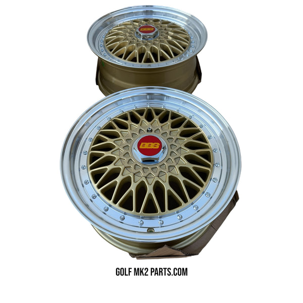 BBS RS Style Wheel Set 16inch 4x100 / 4x108 – Golf Mk2 Parts