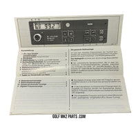 Golf / Jetta MK2 Beta radio brochure BR-28