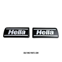 Hella covers Rallye front black and white