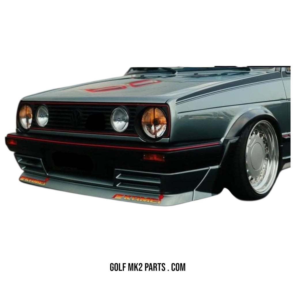 Kamei X1 bodykit replica Front bumper spoiler ABS with Side corners