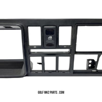 Power window switch plate adapter for dashboard frame