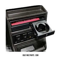 Single din with two Cupholders, fit for votex console or radio