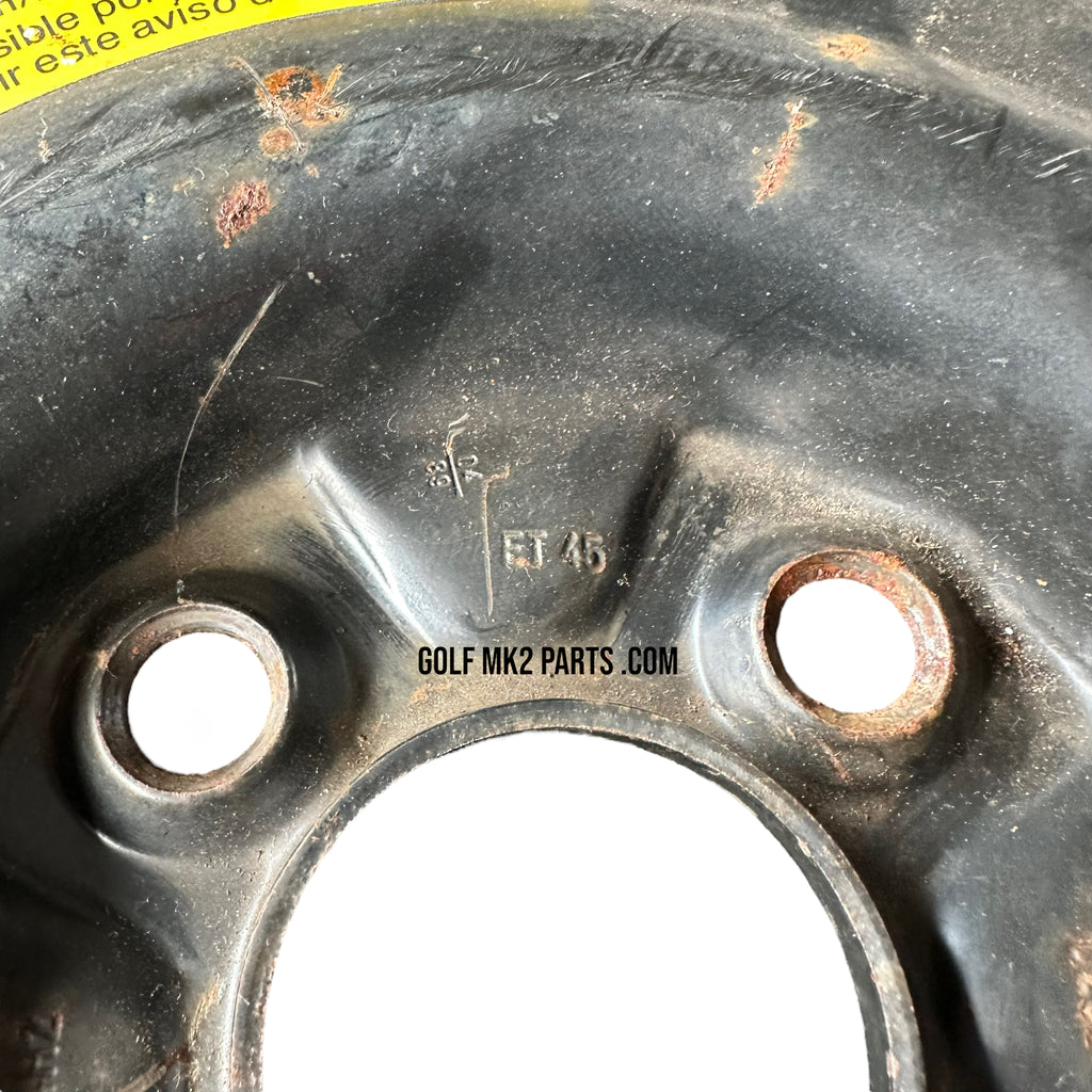 Spare wheel 4x100 – Golf Mk2 Parts