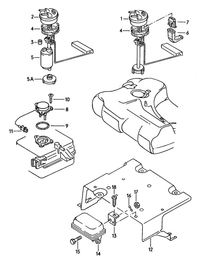 Fuel tank sending unit (051 D)