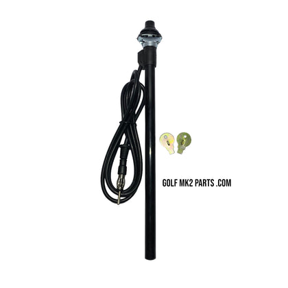 Telescopic Fender Antenna Black